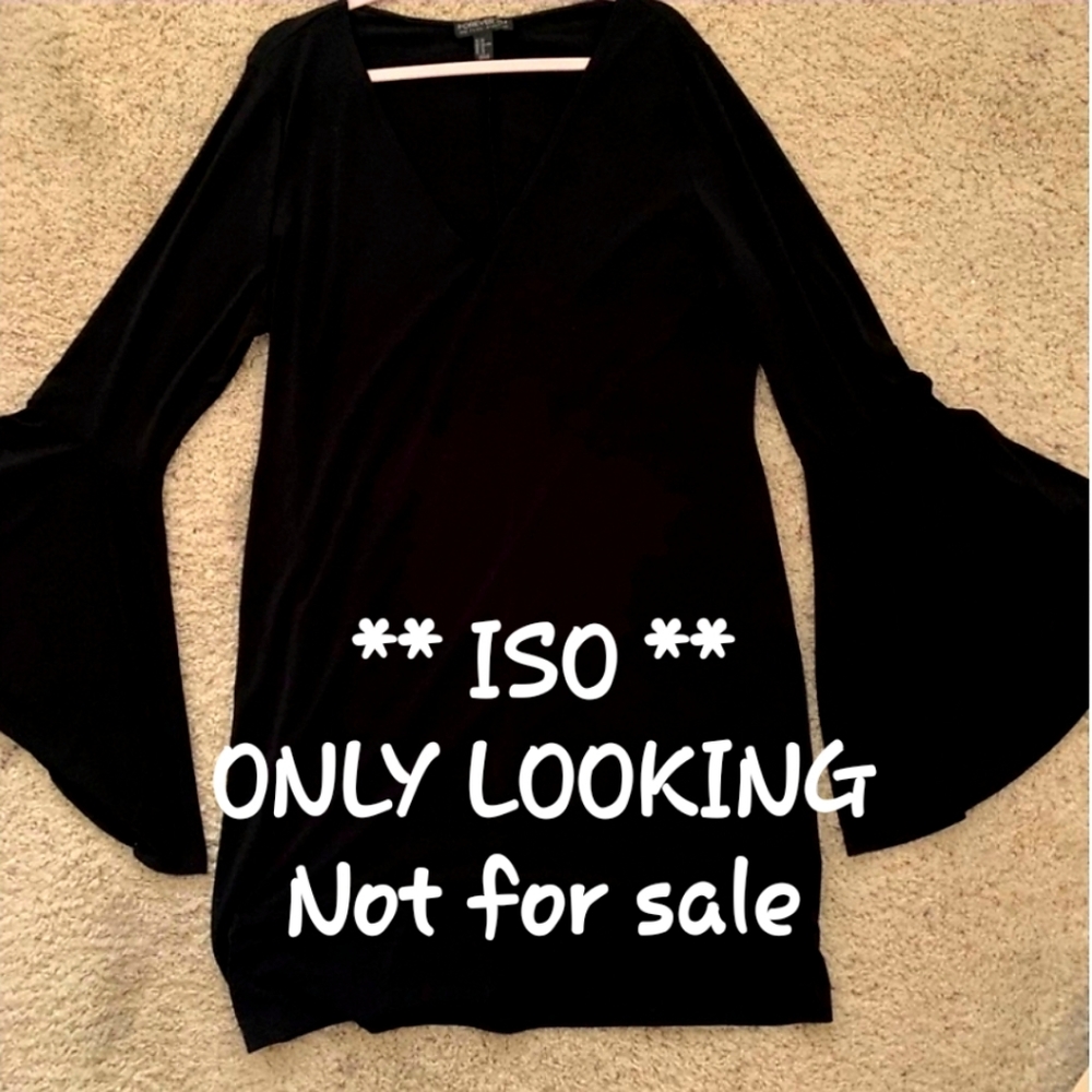 *** ISO ***  Black Forever 21+ minidress 3x